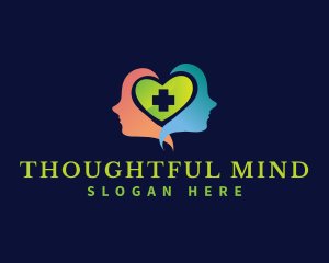 Healthcare Mental Wellness logo design