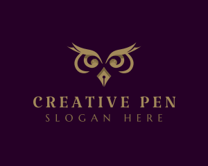 Owl Pen Calligraphy logo design