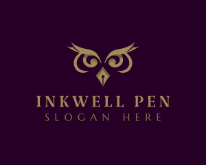 Owl Pen Calligraphy logo design