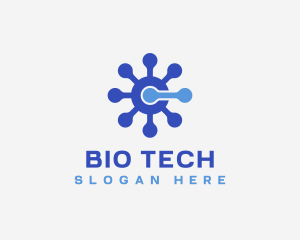 Bio Tech Letter C logo