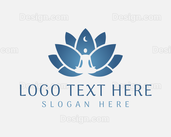 Moon Lotus Meditation Logo