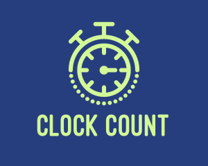 Timer Stopwatch Clock  logo design