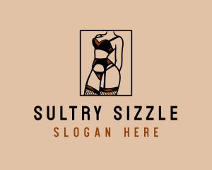 Sultry Lingerie Woman logo