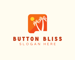 Tropical Island App logo design