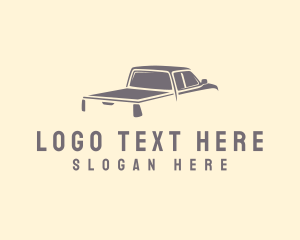 Pickup Truck Automobile Transport logo