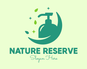 Sparkling Natural Liquid Soap logo design