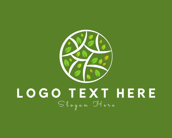 Decorative Plant Tree logo