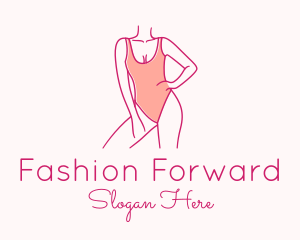 Woman Swimsuit Model logo