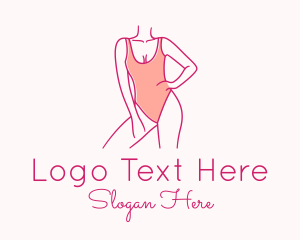 Swimsuit logo example 2