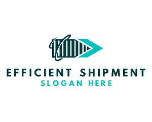 Imported Cargo Shipping Container logo design