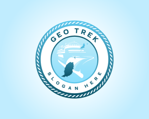 Tourism Cruise Grenada logo design
