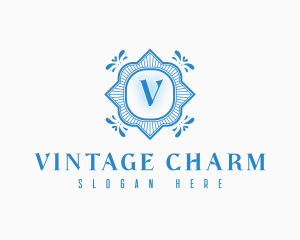 Vintage Antique Hotel logo design