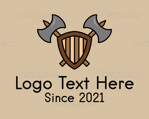 Battle Axe Shield Logo