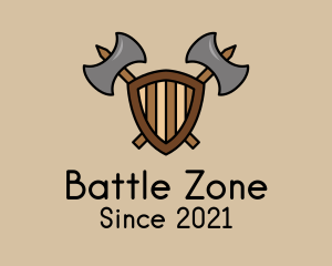 Battle Axe Shield  logo design