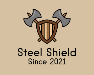 Battle Axe Shield  logo design