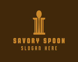 Spoon Architectural Pillar logo design