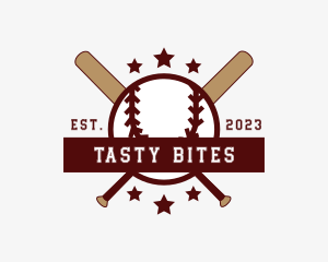 Baseball Bat Sports Club Logo