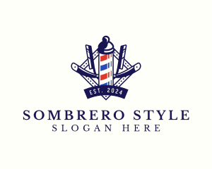 Barber Razor Styling logo design