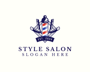 Barber Razor Styling logo design