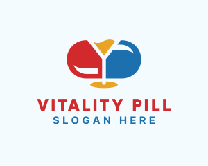 Pill Cocktail Pharmacy logo design