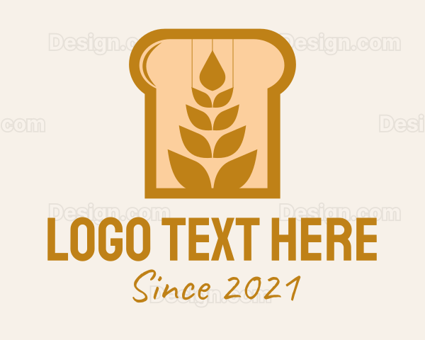 Wheat Bread Baker Logo