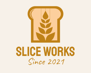 Wheat Bread Baker logo design