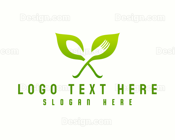 Organic Food Restaurant Logo