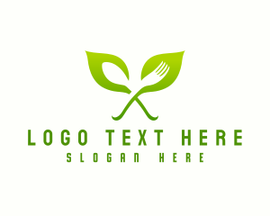Organic Food Restaurant Logo