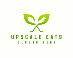 Organic Food Restaurant logo design