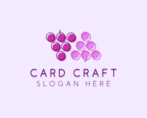 Fruit Berry Grapes  Logo