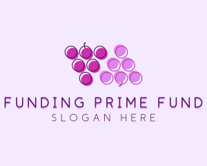 Fruit Berry Grapes  logo design