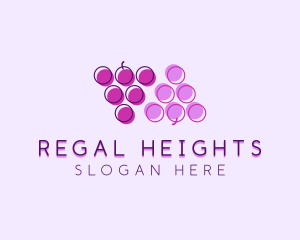 Fruit Berry Grapes  logo design