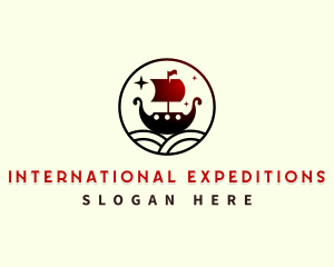 Norse Boat Expedition logo design