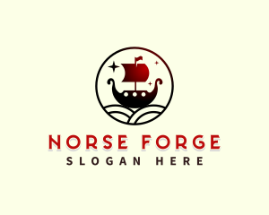 Norse Boat Expedition logo design