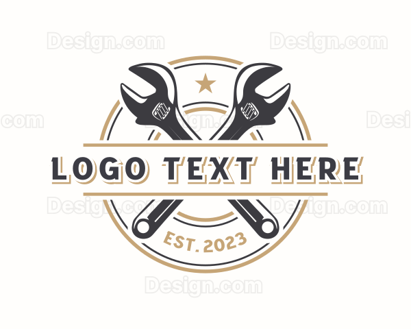 Wrench Tool Mechanic Logo