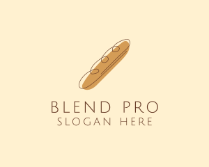 French Baguette Bread Deli logo design