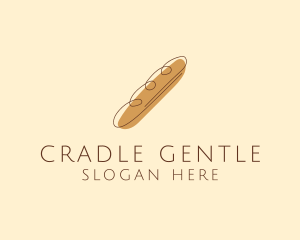 French Baguette Bread Deli logo design