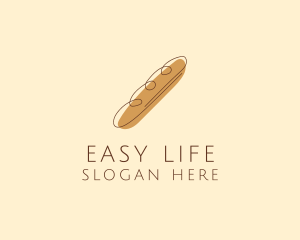 French Baguette Bread Deli logo design