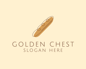 French Baguette Bread Deli logo design