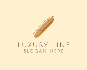 French Baguette Bread Deli logo design