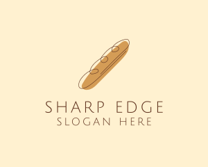 French Baguette Bread Deli logo design