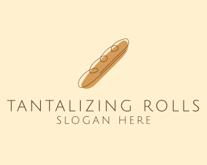 French Baguette Bread Deli logo design