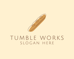 French Baguette Bread Deli logo design