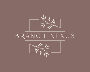 Organic Leaf Branch logo