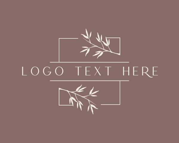 Organic Leaf Branch logo