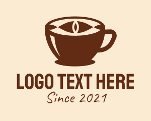 Coffee Cup Eye  logo