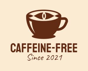 Coffee Cup Eye  logo design