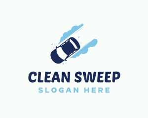 Fast Car Wash Cleaning logo design