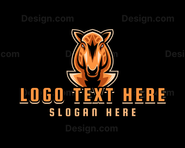 Horse Gaming Animal Logo