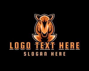 Horse Gaming Animal logo